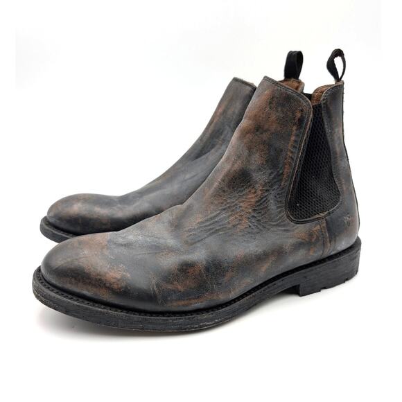 Frye Other - Frye Bowery Chelsea Ankle Boots Men's Stonewashed Leather Size US10D EU43
